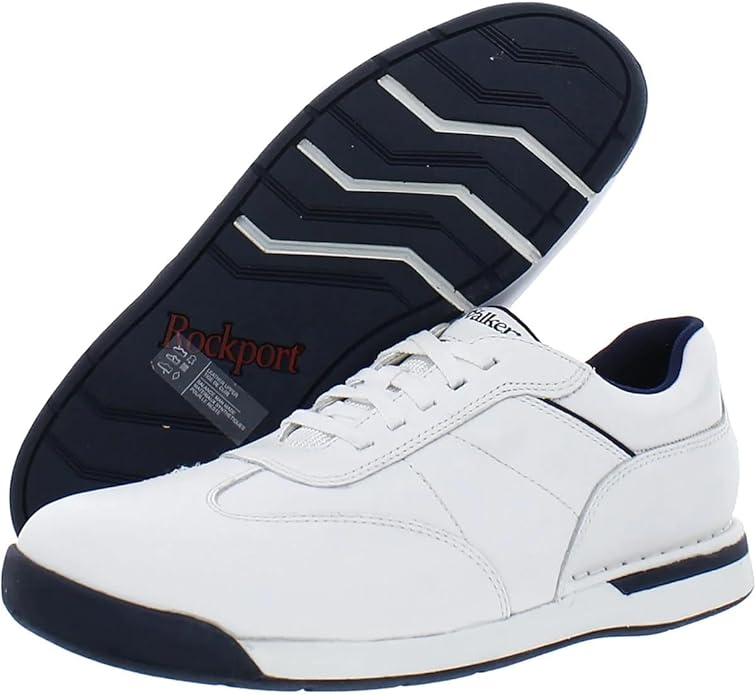 Rockport Men's 7200 Plus Walking Shoes  Color White Size 9M