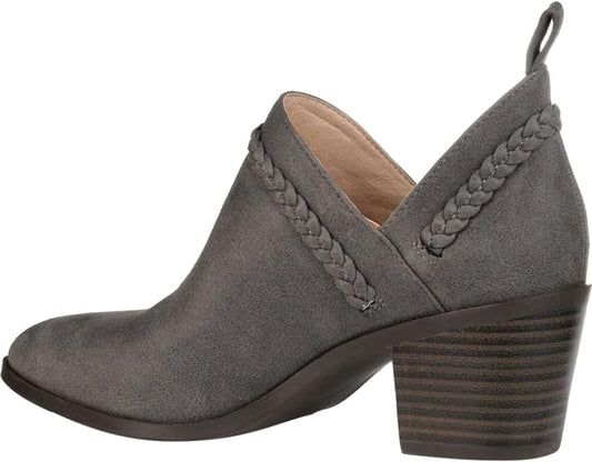 Journee Collection Women's Sophie Bootie  Color Gray Size 6.5M