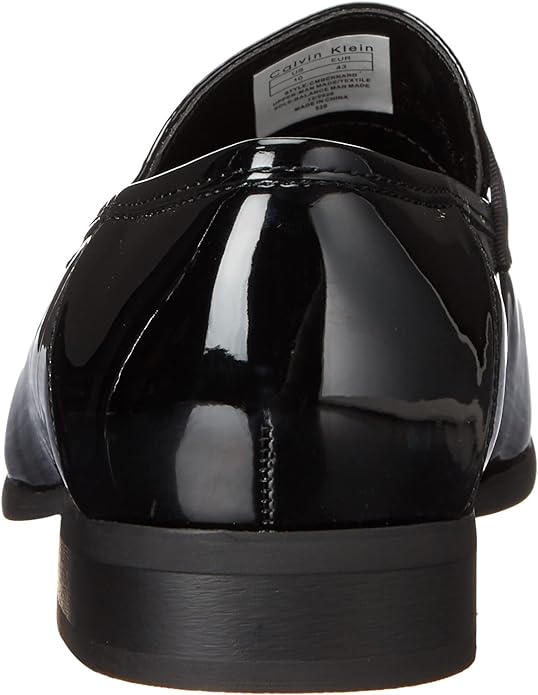 Calvin Klein Men's Bernard Loafer  Color Black Patent Size 13M