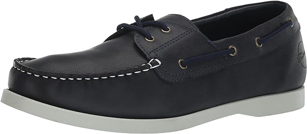 Weatherproof Vintage Men's Benny Boat Shoes  Color Navy Size 12M