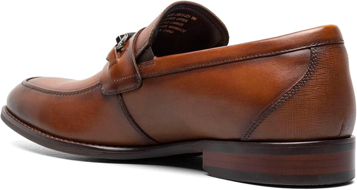 Stacy Adams Men's Kaylor Bit Dress Loafer  Cognac Size 8
