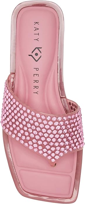 Katy Perry Women's The Geli Slide Thong Flat Sandal  Color Vintage Pink Size 7M