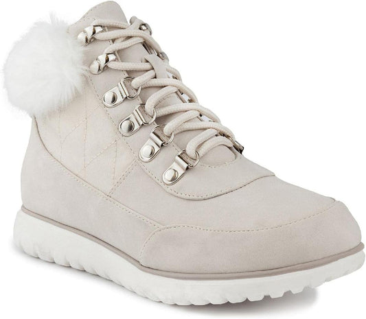 Karen Scott Women's Wanona Faux Suede Ankle Booties  Color Winter White Size 12M
