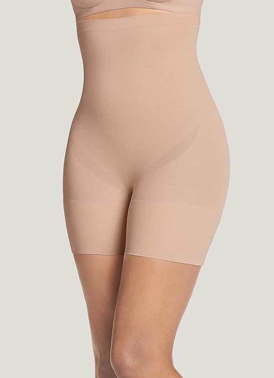 Jockey Shapewear Skimmies High-Waist Mid-Thigh Short  Light Size M