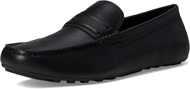 Calvin Klein Men's Oliver Logo Driving Style Loafer  Black Size 9.5