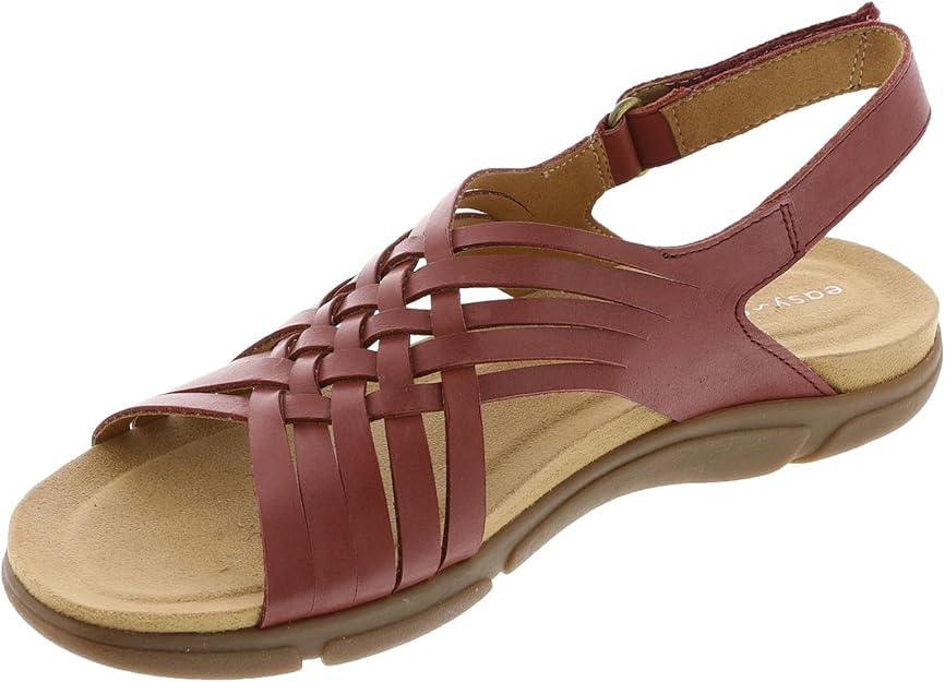 Easy Spirit Women's Mar Sandals  Medium Red Size 9