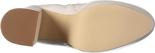 GUESS Women's Crafty Heavy Heeled Ankle Boots  Color Light Cream Size 5M