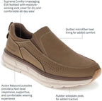 Dockers Men's GO-TIME Active Rebound Slip-On Sneakers  Taupe Size 9.5