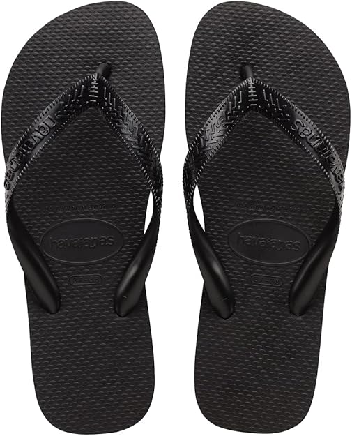 Havaianas Women's Core Top Flip Flop  Black Size 9/10