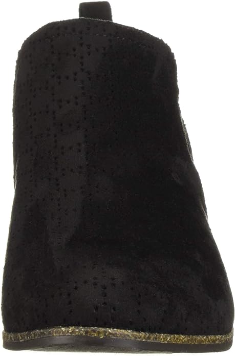 Dr. Scholl's Women's Rate Ankle Boot  Color Black Microfiber Size 9M