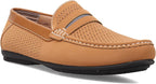 Stacy Adams Men's Corby Moccasin Toe Saddle Slip-on Loafers  Tan Size 7.5
