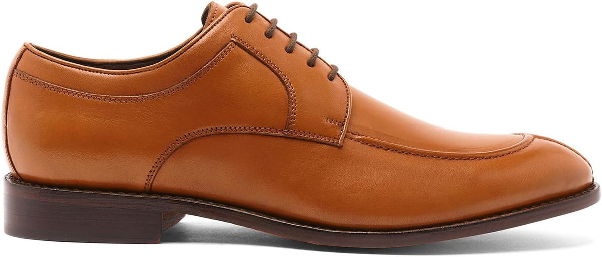 Anthony Veer Men’s Wallace Lace-up Oxford Dress Shoes  Tan Size 8.5