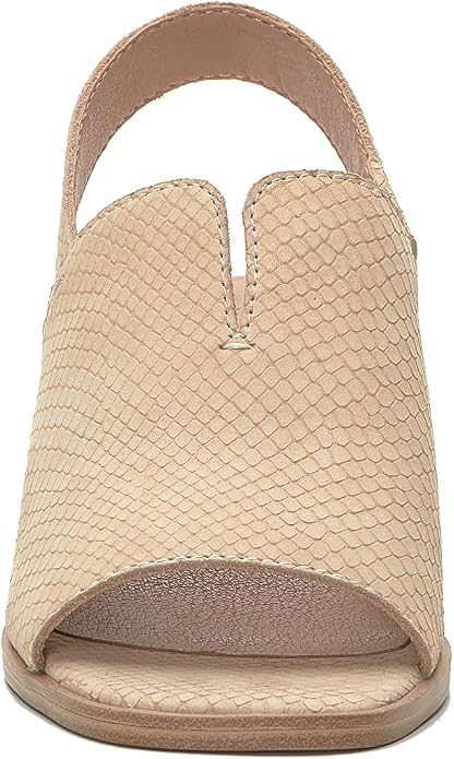 Lucky Brand Women's Jaila Block-Heel Slingback Sandals   Warm Sand Size 6.5