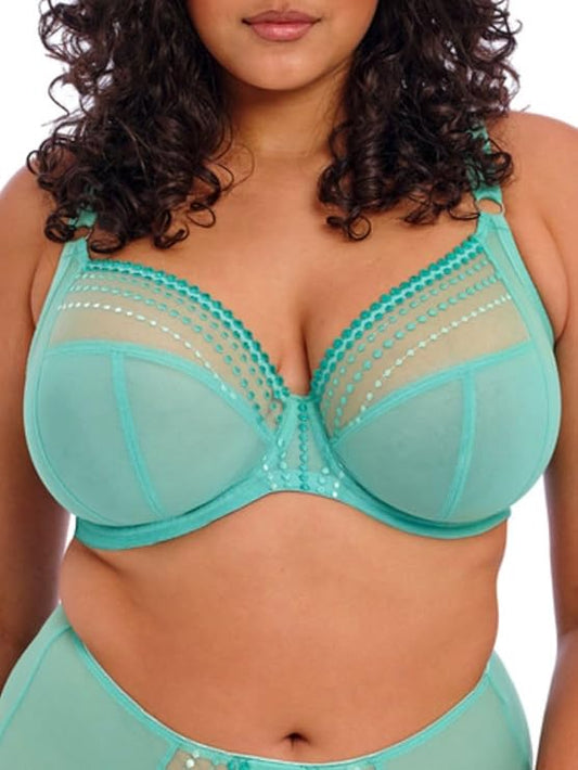 Elomi Women's Plus Size Matilda Plunge Bra Jade Size 38I