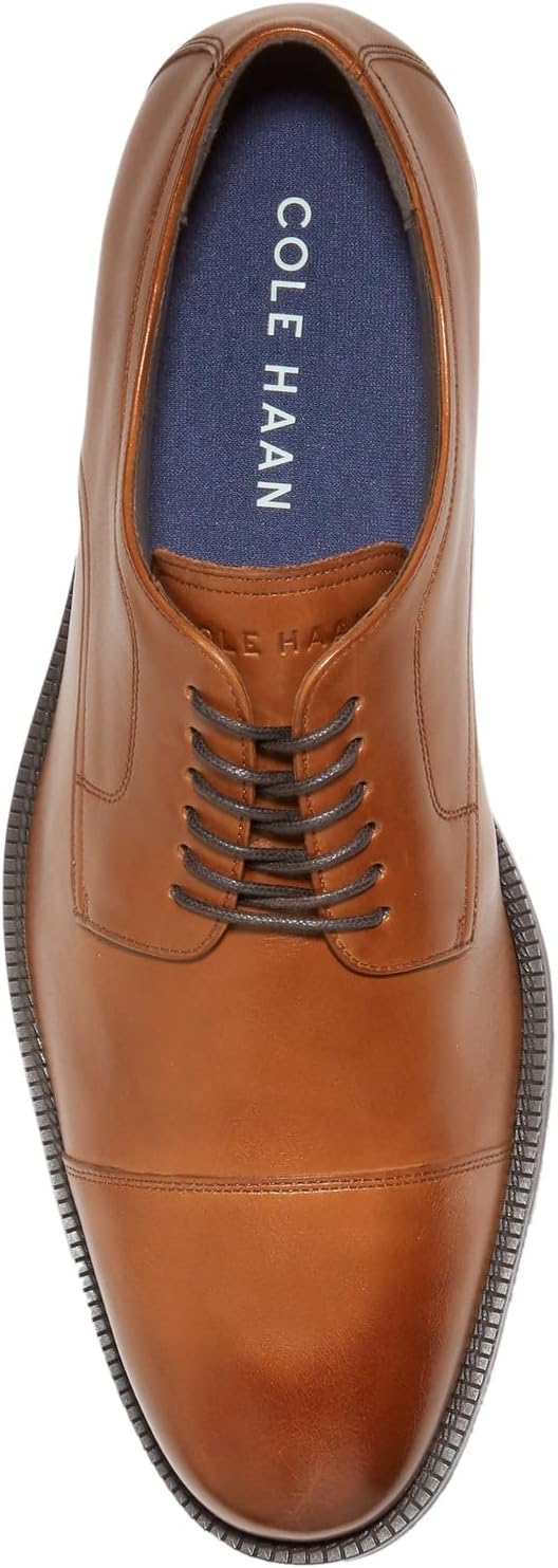 Cole Haan Men's Modern Essentials Cap Oxford  British Tan Leather Size 10.5