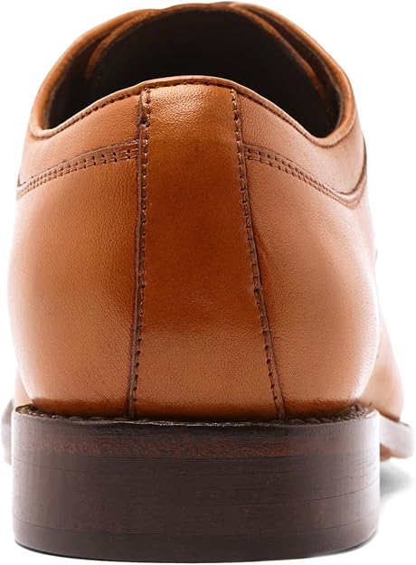Anthony Veer Men’s Wallace Lace-up Oxford Dress Shoes  Tan Size 8.5