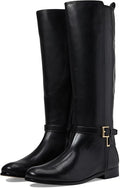 Lauren Ralph Lauren Women's Blayke Buckled Riding Boots  Color Black Size 5.5M