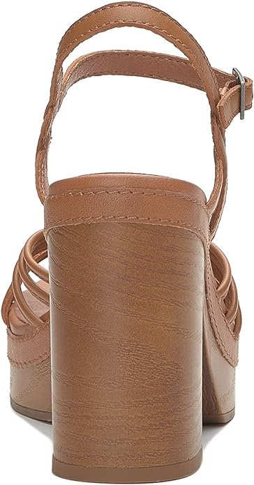 Lucky Brand Women's Ismene Strappy Platform Sandal  Color Cognac Size 7M