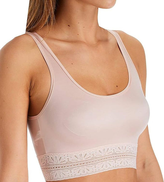 b.tempt'd Women's Future Foundation Crop Top  Color Rose Smoke Size S