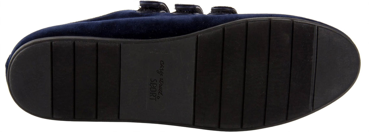 Easy Street Women's Strive Shoes  Navy Velvet Size 8.5
