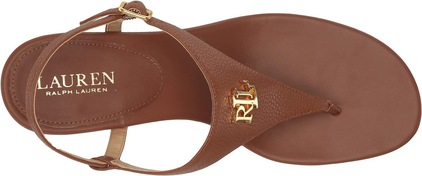 Lauren Ralph Lauren Women's Westcott II Dress Sandals  Color Deep Saddle Tan Size 6M