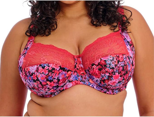 Elomi Women's Plus Size Morgan Banded Bra  Sunset Meadow Size 38H