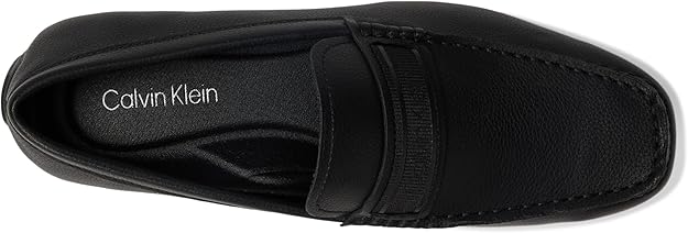 Calvin Klein Men's Oliver Logo Driving Style Loafer  Black Size 9.5