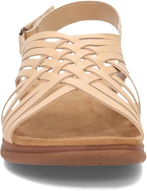 Easy Spirit Women's Mar Sandal  Light Natural Leather Size 8