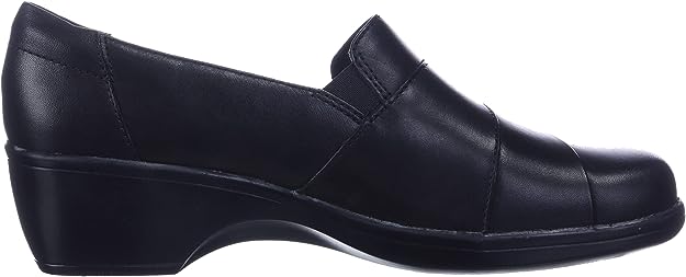 Clarks Women's May Marigold Slip-On Loafer  Color Black Leather Size 7M
