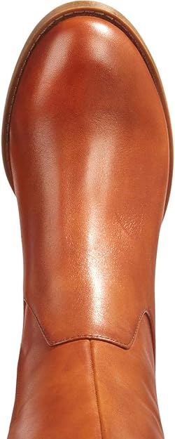 INC International Concepts Karmenn Leather Tall Over-The-Knee Boots  Color Cognac Size 5.5M