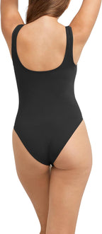 Maidenform Smoothing Seamless Bodysuit with Built-In Bra  Black Size 2XL