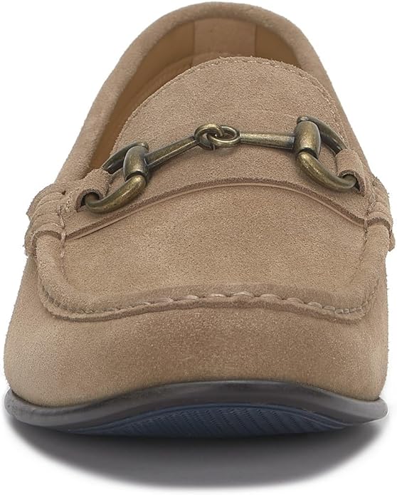 Vince Camuto Men's Caelan Bit Dress Loafer  Sandstone/Tolsue Size 10.5