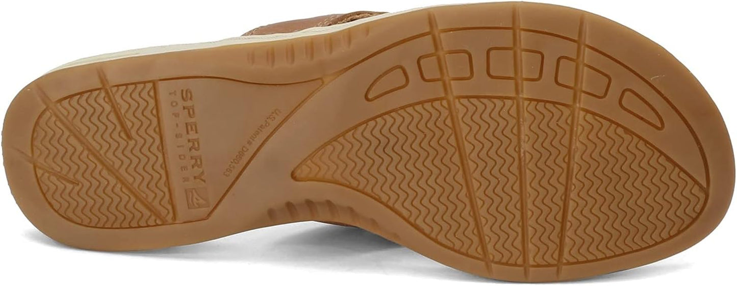 Sperry Women's Parrotfish Flip Flop  Gold Size 6