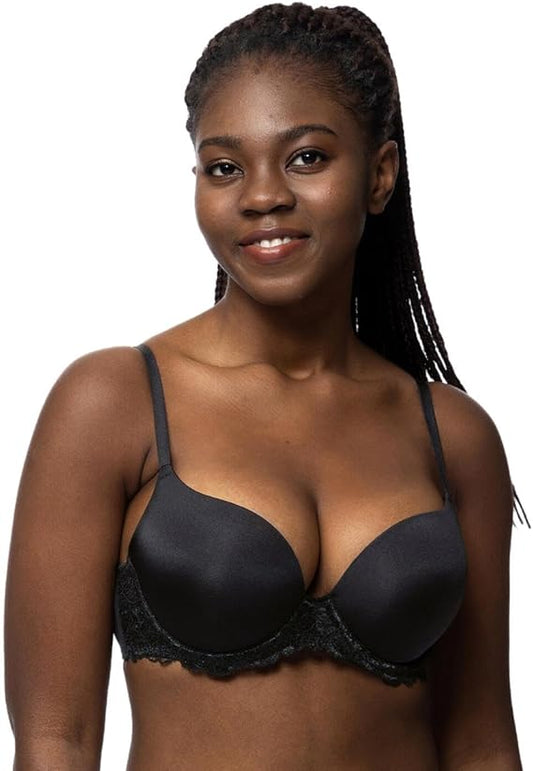 Dorina Women's Claire Push Up Underwire Bra  Black Size 32C