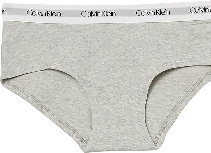 Calvin Klein Girls' Modern Cotton Hipster Underwear, 3-pack  Color Assorted Size S (6/6X)