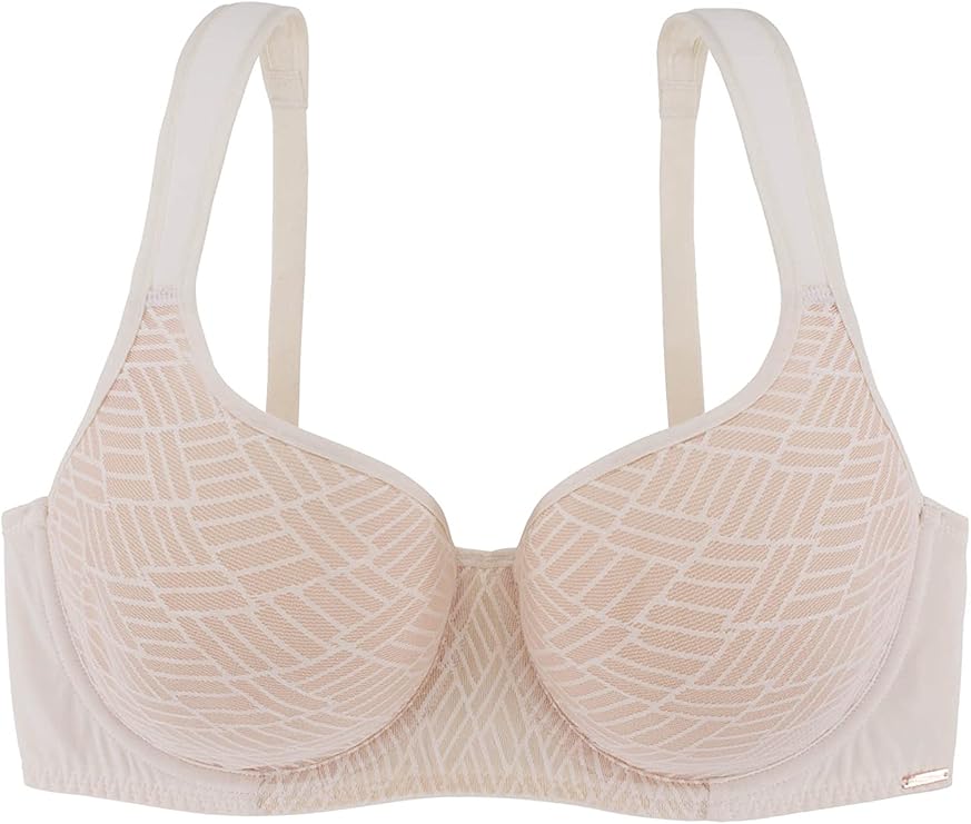 Dorina Leila Curves Light Padded Wire Full Cup Demi Bra  Beige Size 40C