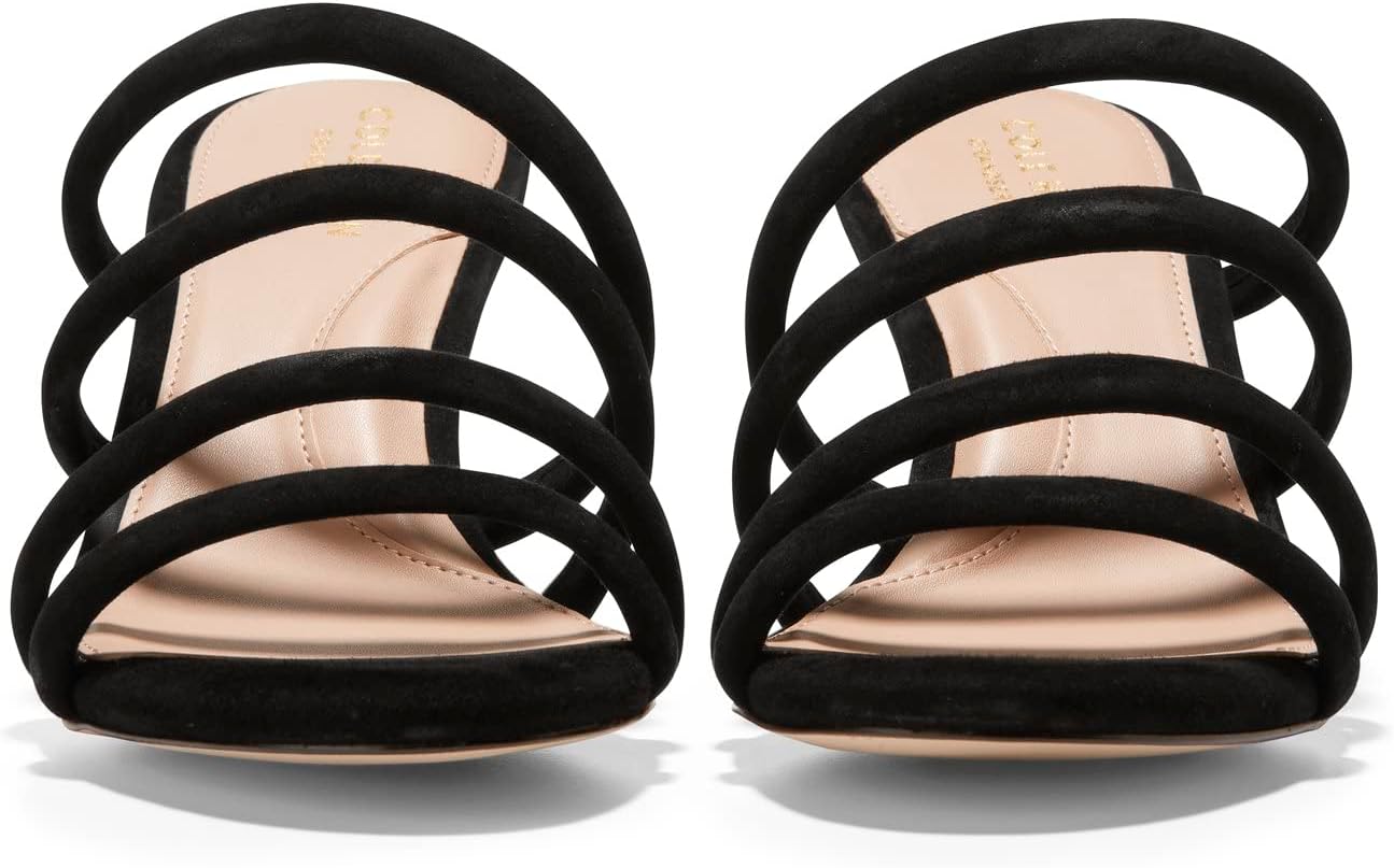 Cole Haan Women's Adella Dress Sandals  Color Black Suede Size 8M