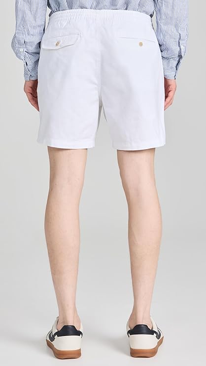 Polo Ralph Lauren Men's Stretch Classic Fit Prepster Chino Shorts  White Size XL