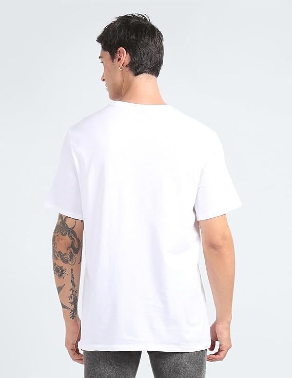 Calvin Klein Men's Smooth Cotton Solid Crewneck T-Shirt  Brilliant White Size S