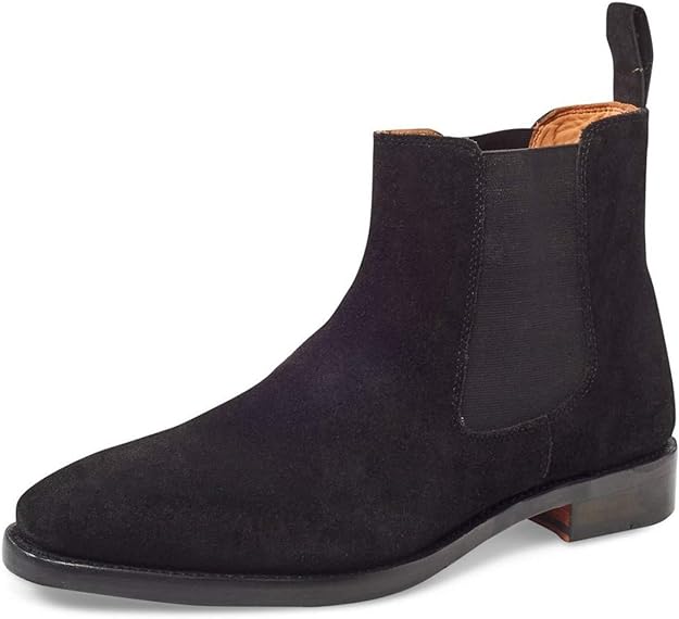 Carlos by Carlos Santana Men's Calavera Chelsea Boots Black Size 11.5