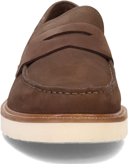 Cole Haan Men's American Classics Penny Loafers  Color Truffle Nubuck/Egret Size 10.5