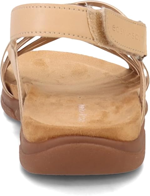 Easy Spirit Women's Mar Sandal  Light Natural Leather Size 8