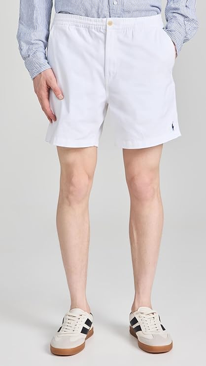 Polo Ralph Lauren Men's Stretch Classic Fit Prepster Chino Shorts  White Size XL