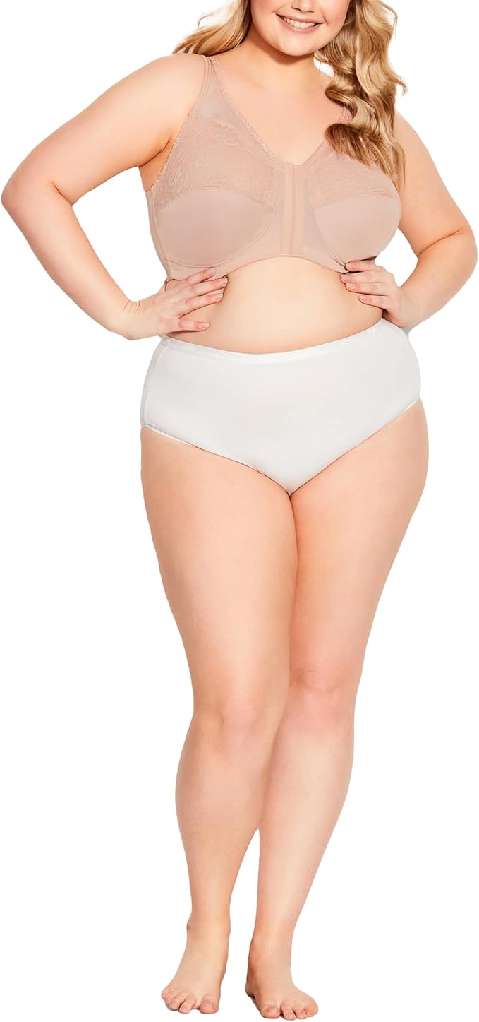 AVENUE Women's Full Coverage Wire Free Bra  Color Natural Size 38D