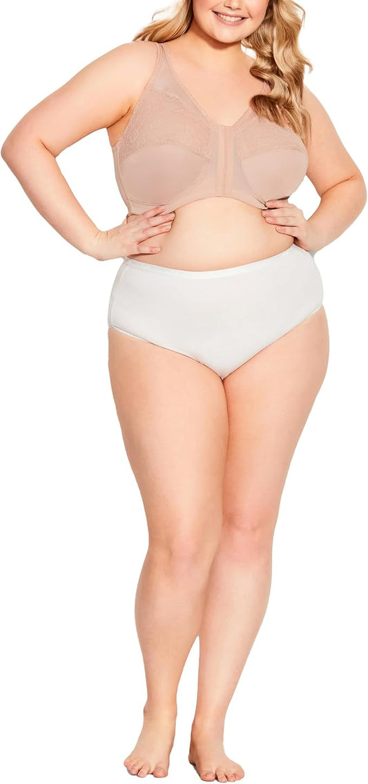 AVENUE Women's Full Coverage Wire Free Bra  Color Natural Size 38D