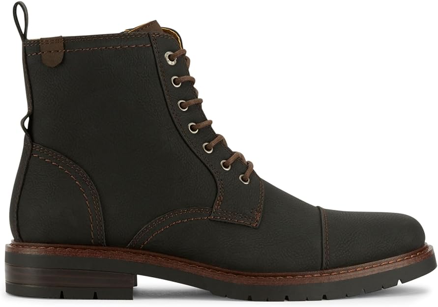 Dockers Men's Rawls Rugged Cap Toe Ankle Boots Black Size 9
