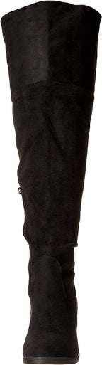 Journee Collection Women's Sana Knee Wide Calf High Boots Black Size 11
