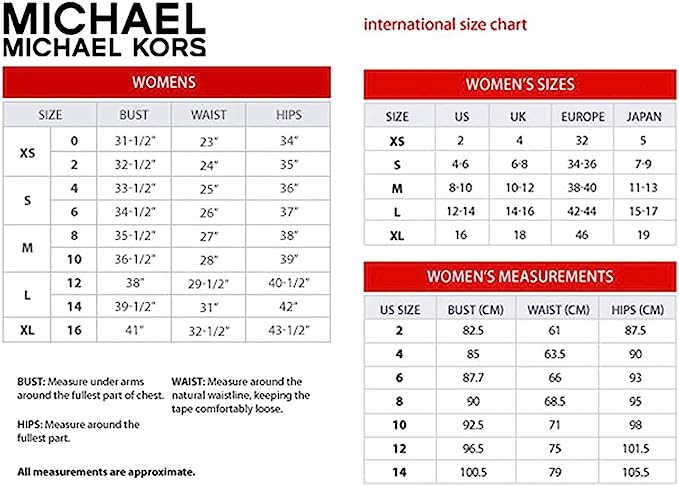 Michael Kors Women’s High Neck Shirred One-Piece Swimsuit  Color Black Size 6