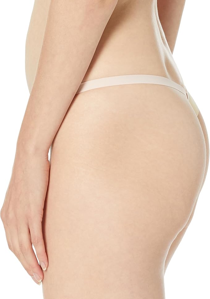 DKNY Women's Active Comfort String Thong  Blush Size M