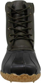 Weatherproof Men’s Adam2 Leather Closed Toe Ankle Fashion Boots Color Olive Size 10M 